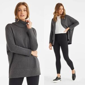 VETTA Sweater Womens Small Grey The Oversized Sweater Capsule Wardrobe 4 in 1